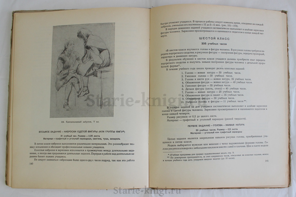 Барщ А.О. Рисунок в средней художественной школе 1957 год - купить книгу.